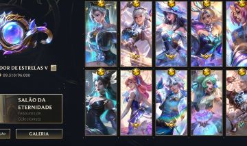 Continha de wild Rift com bastante skins colecionador 30 míticas Full dados