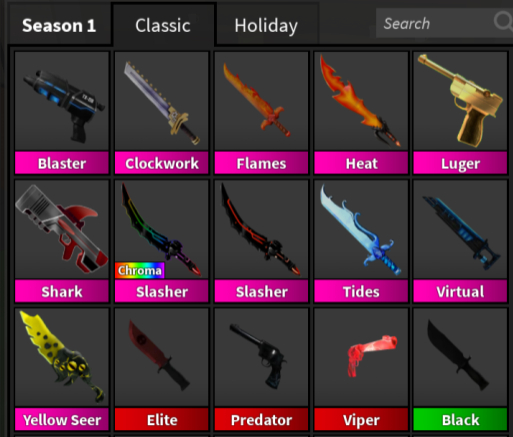[PROMOÇAO] FACAS E GODLY | SETS | Murder Mystery 2 | MM2 | HIGH TIER | CHROMAS