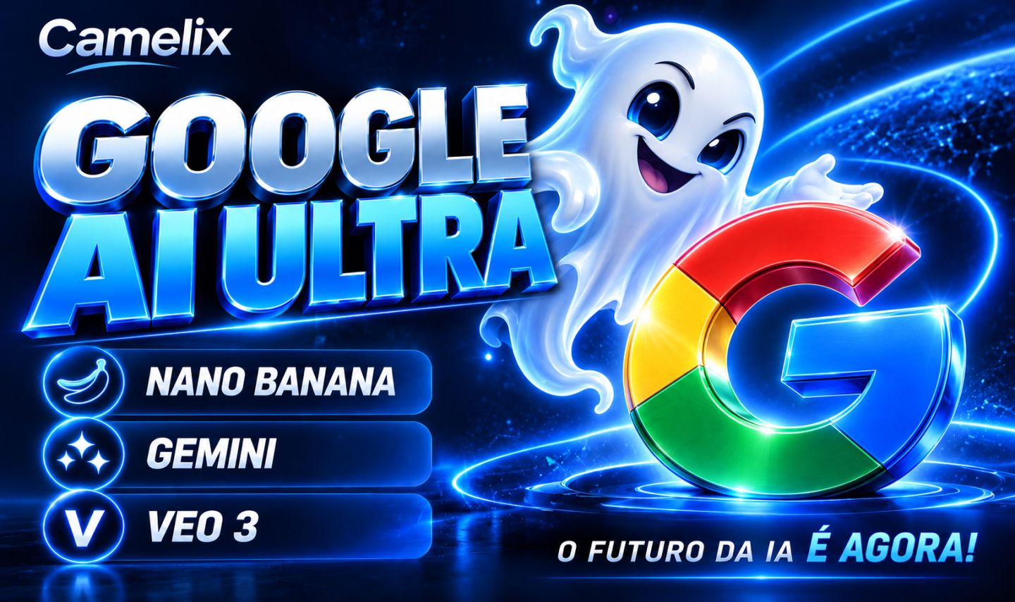 O MENOR PREÇO! - GOOGLE AI ULTRA | FLOW | VEO 3.1 | COMPARTILHADO LOW PRIORITY