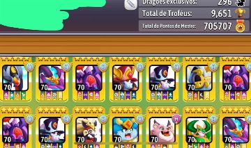 Conta de dragon city 5b joias