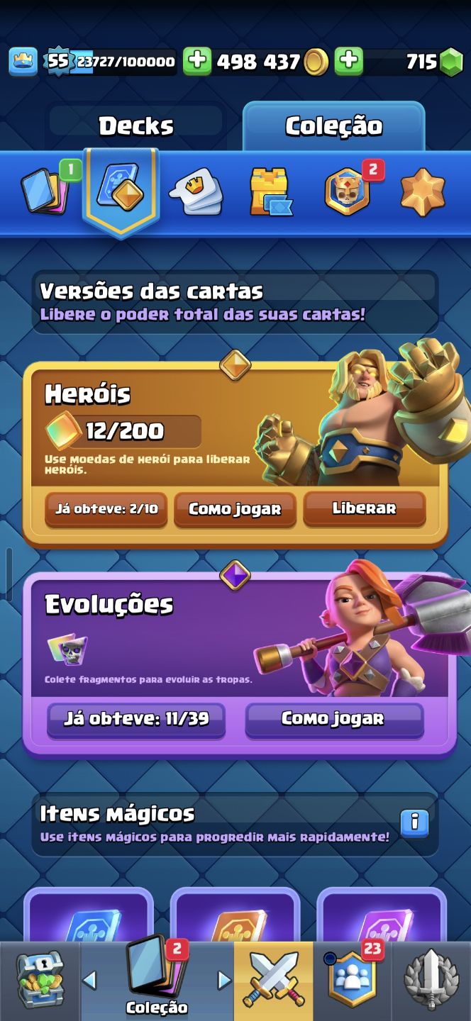 Conta Clash Royale Upada