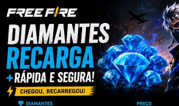 FREE FIRE RECARGA DE DIAMANTES | ENTREGA RÁPIDA E SEGURA