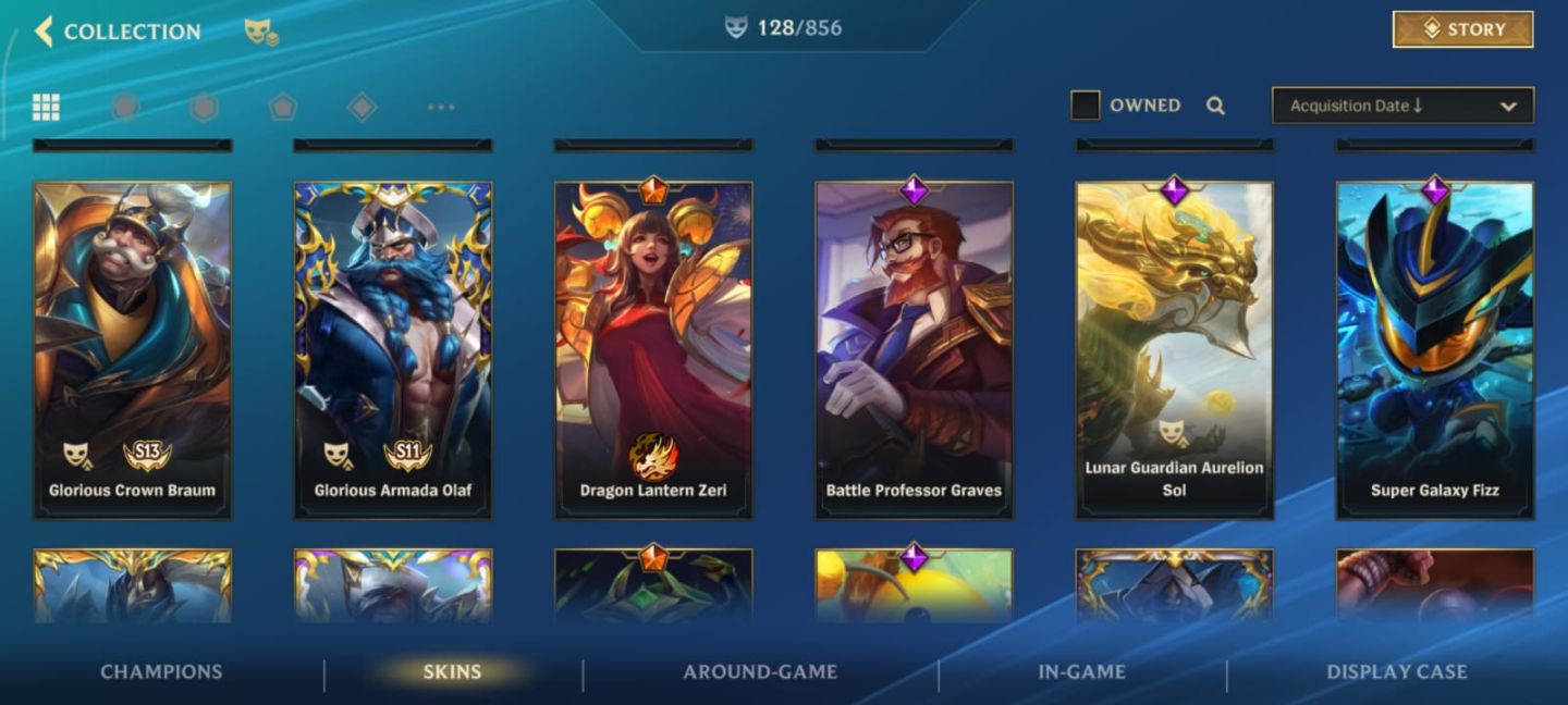 Conta Wild Rift 128 skin