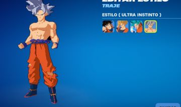 Conta fortnite 5 skins Goku