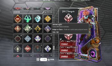 Apex 4X Pred/7 Herança/karambit e katar c/Recolors/muitas skins de evento Full