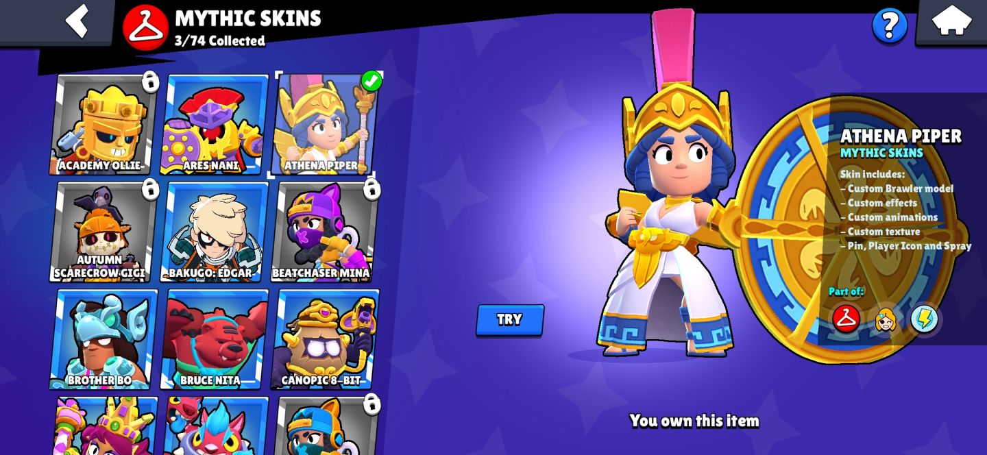 Conta iniciante 6 skins de hipercarga