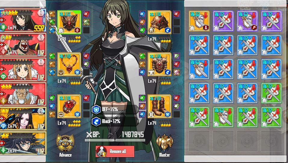 Conta SAO S189 | 6 UR + Vários SSR | 1 Ano | Muitos Itens e Equipamentos
