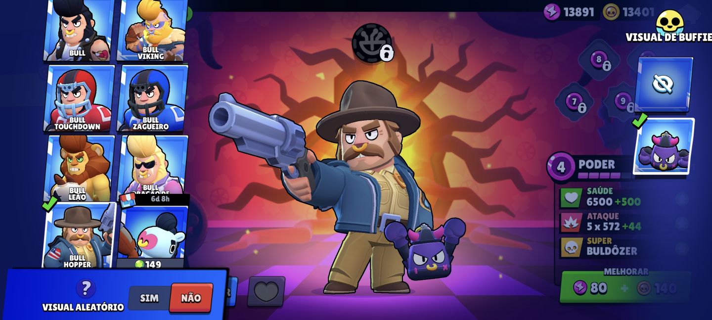 Brawl Stars | 67 Brawlers | 4 Skins Lendárias | 7 Míticas | Muitas Skins