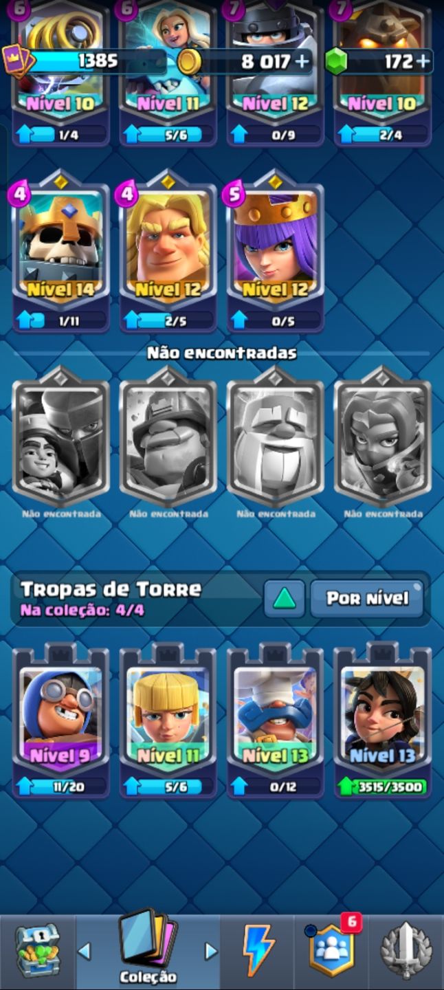 CONTA CLASH ROYALE END-GAME | 9500+ TROFÉUS (ARENA LENDÁRIA) | REI 14