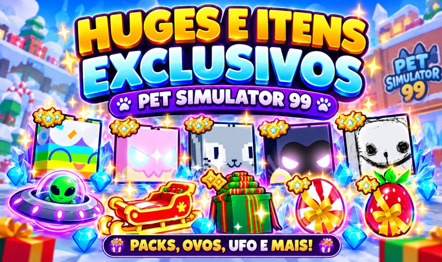 HUGES E ITENS RAROS PS99 | PACKS, OVOS, HOVERBOARDS E MAIS!