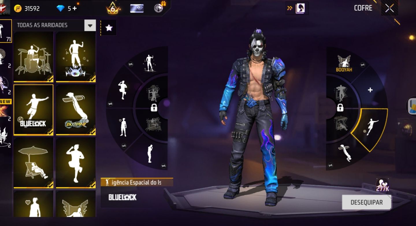 Conta de free fire antiga e gemadona com passes antigos