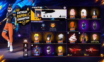 CORRE CONTA PERFEITA BARBA DO VELHO+SKINS DO NARUTO EVOLUTIVAS+SKIN LENDÁRIA
