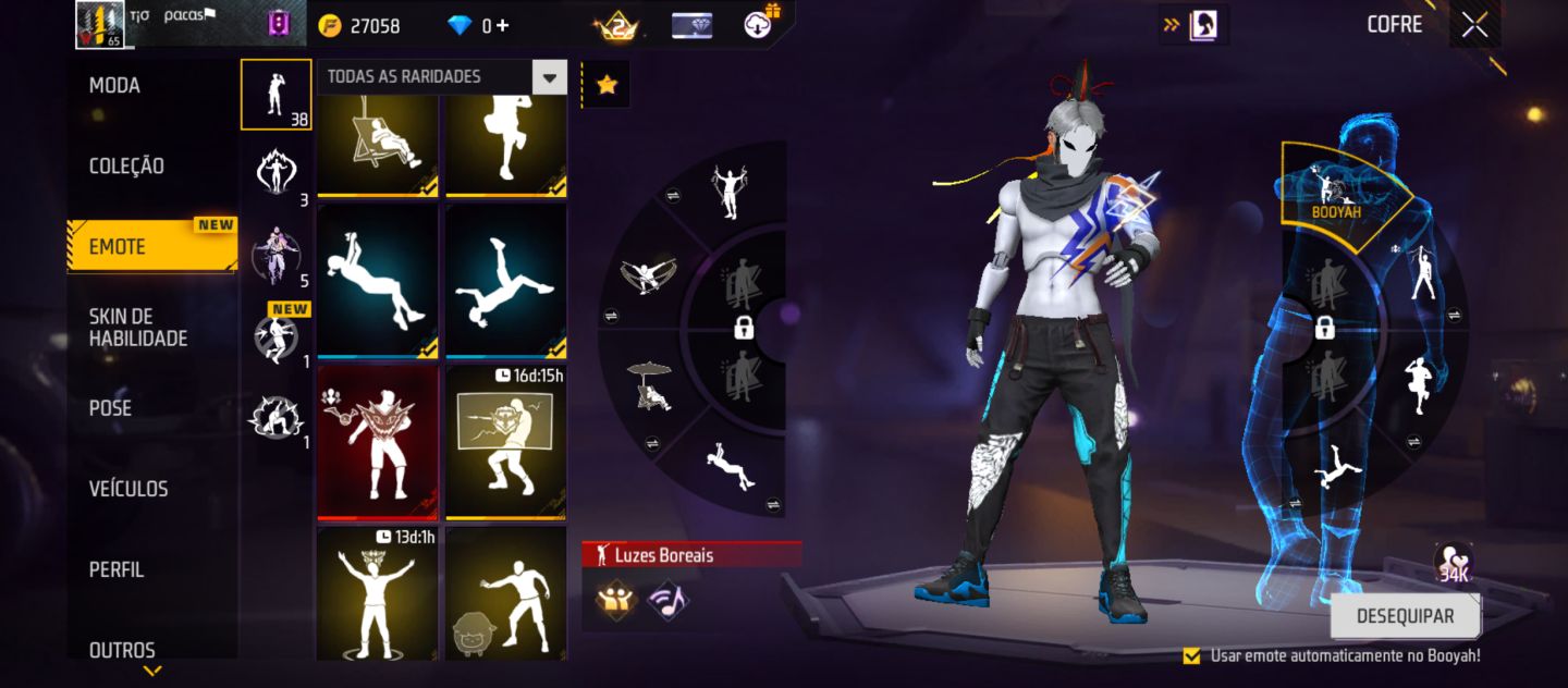 Conta free fire