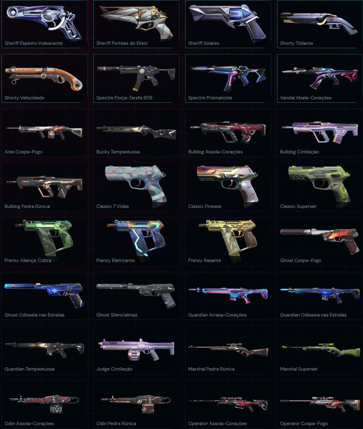 CONTA VALORANT 85 SKINS, 7 FACAS MAIS DE 60K DE VP GASTOS