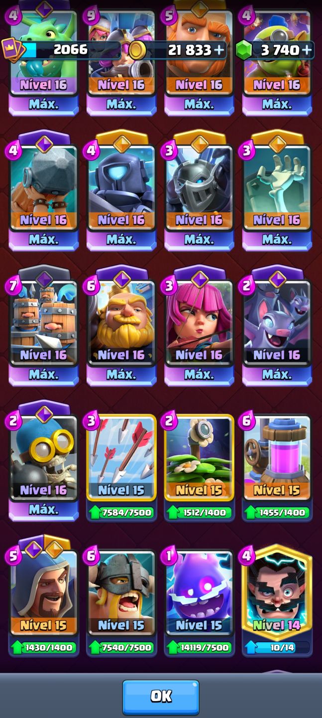 CONTA TOP CLASH ROYALE!!!