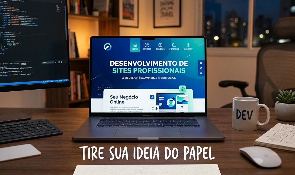 Crio de sites, Web apps, Saas, sistemas, sites completos profissionais.