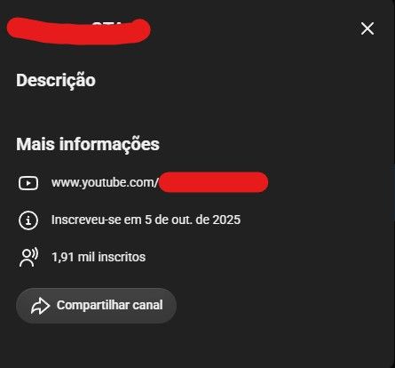 CANAL YOUTUBE 1.914K INSCRITOS & +198.000 VISUALIZAÇÕES [MELHORES PREÇOS]