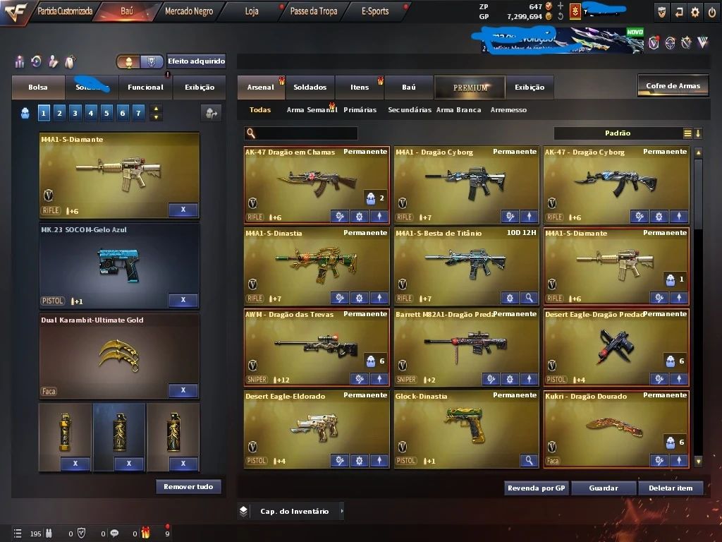 Conta Marechal 11vips lá swat