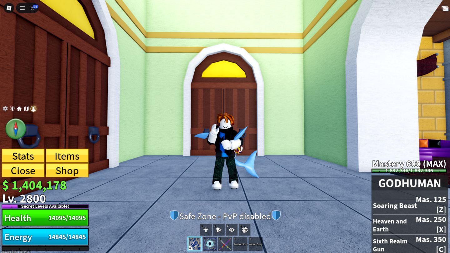 CONTA BLOX FRUITS MUITO BOA CHEIA DE V4 COM GOD E CDK
