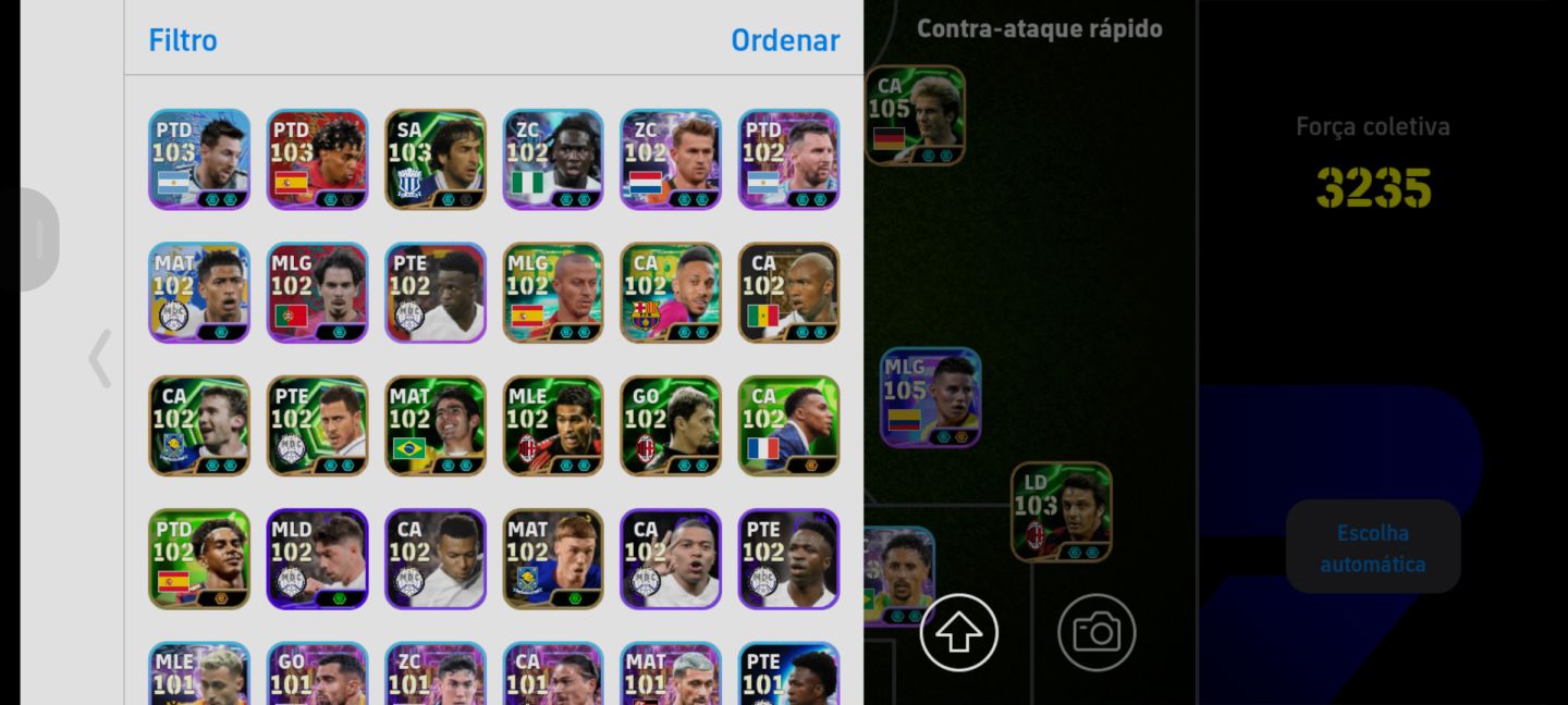 CONTA ABSURDA COM NEYMAR 106 E RUMMENIGGE 105 E JAMES RODRIGUES 105