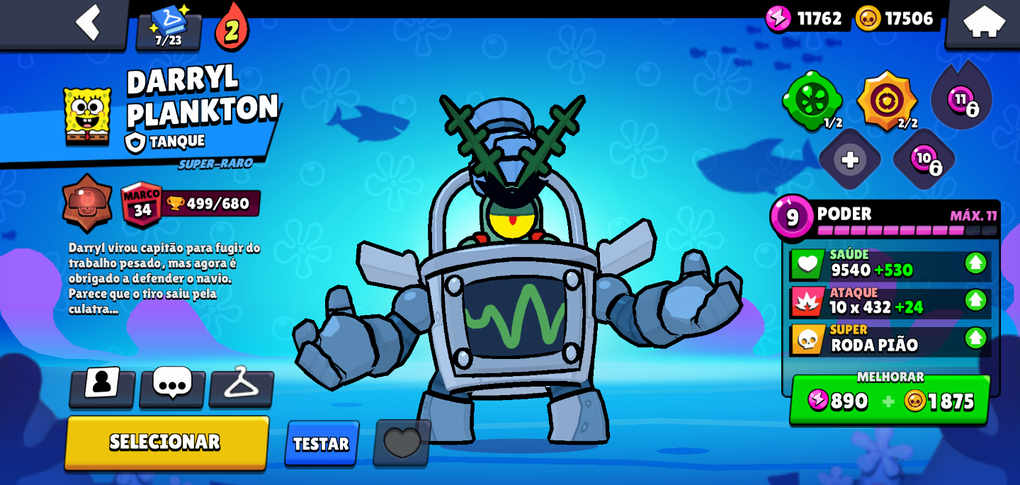 CONTA DE BRAWL STARS ANTIGA DE 2018