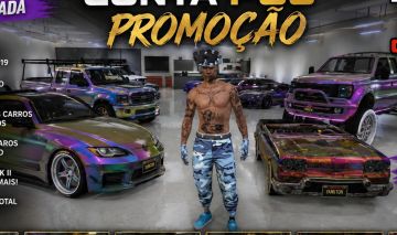 PROMOÇÃO PS5/XBOXSÉRIES CONTAS GTA ONLINE 50MILHÕES NV 120 TRAJES CARROS MOD E+