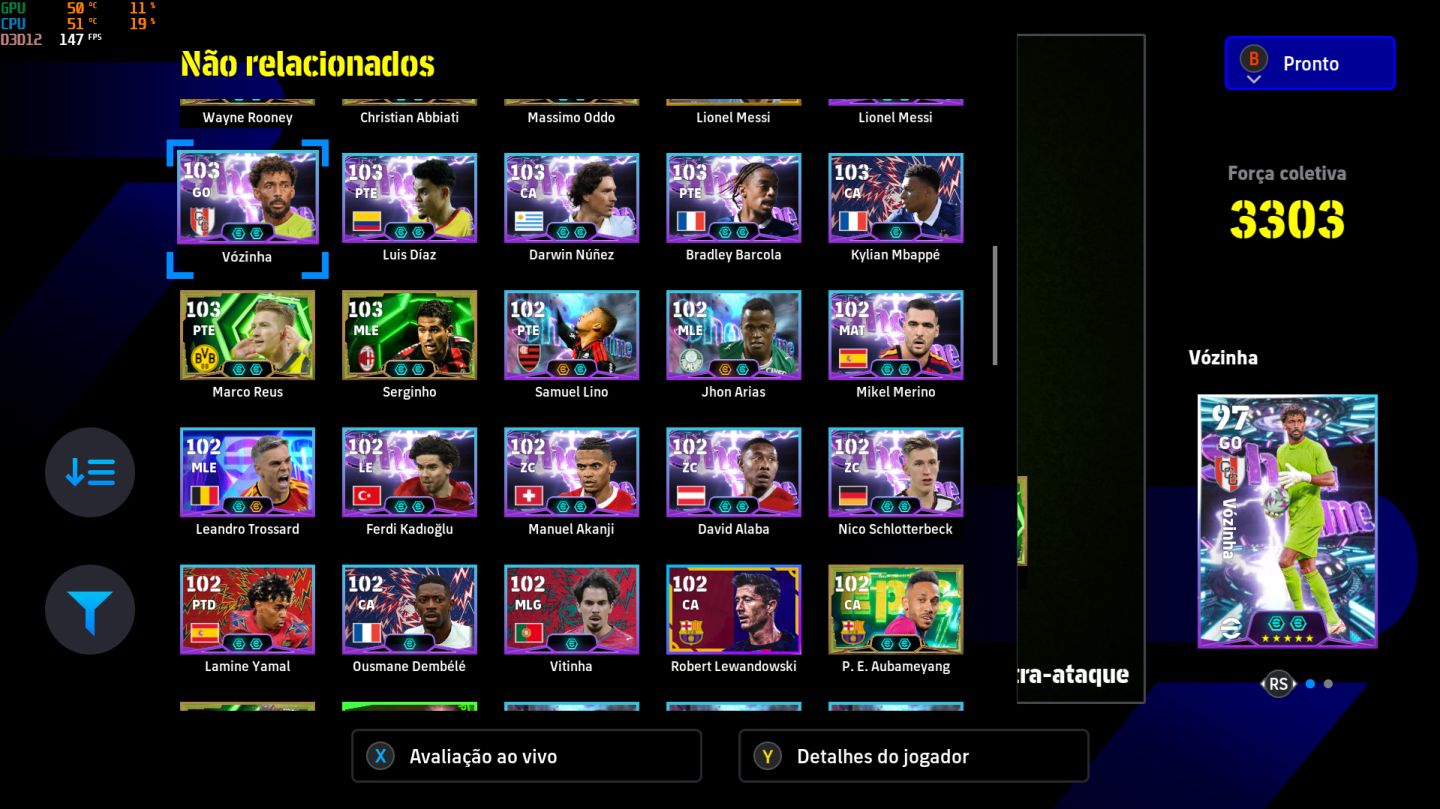 [CONTA META TOP] MESSI 109 + MBAPPÉ + GULLIT | eFootball XBOX E XBOX PC