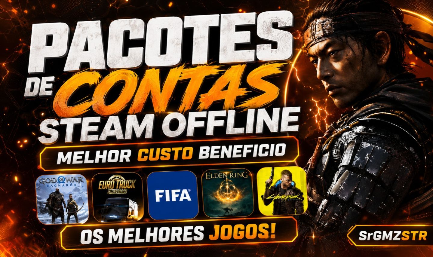 COMPRE 1 JOGO LEVE 3 - PACOTE DE JOGOS STEAM OFFLINE ENTREGA AUTOMÁTICA