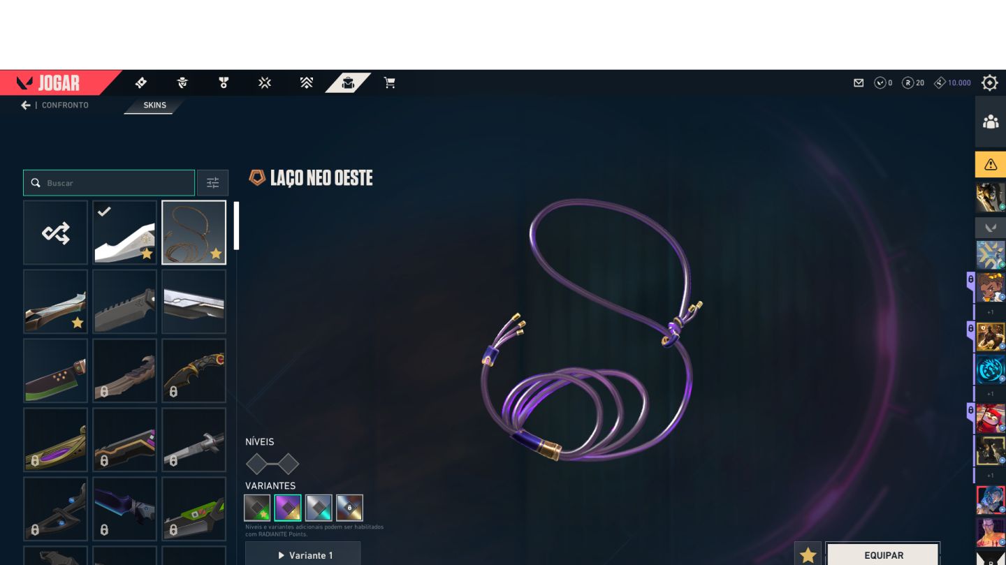 Conta Valorant Skins + Elo Diamante 2