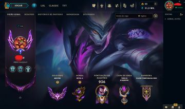 Conta de League of Legends