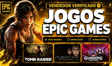 CONTAS EPIC GAMES COM VARIOS JOGOS ONLINE E OFFLINE