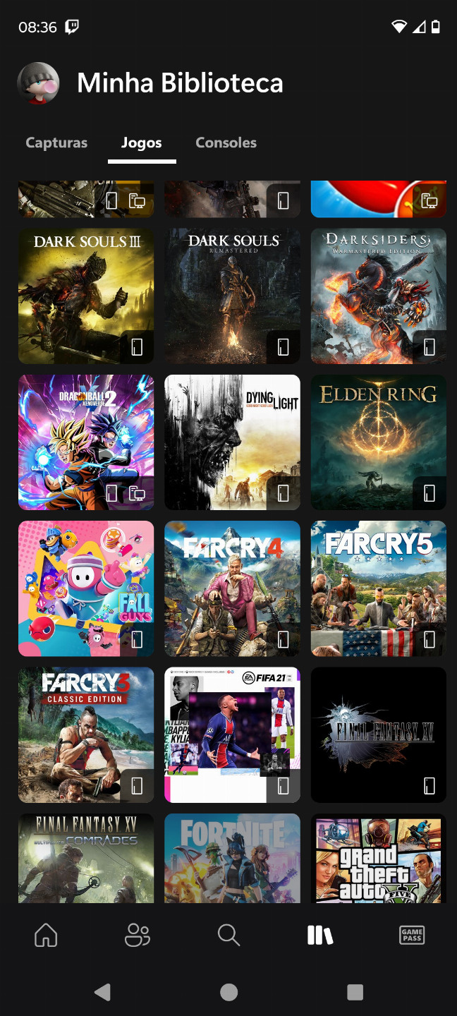 Conta Xbox com jogos famosos