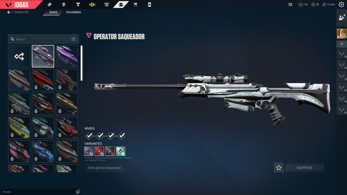 Conta valorant lvl 150