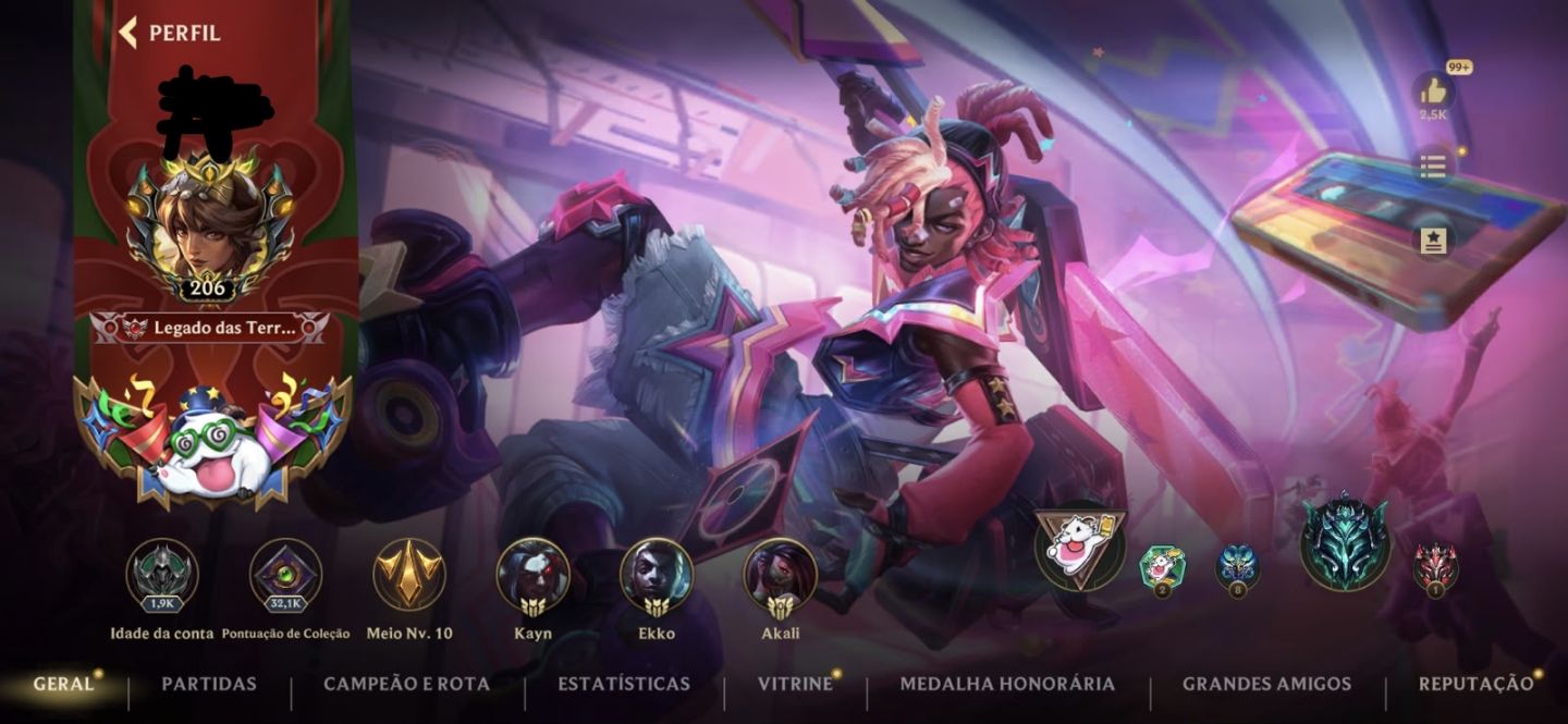 CONTA DE WILD RIFT EX GRÃO-MESTRE!