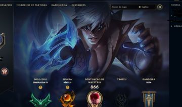 CONTA LEAGUE OF LEGENDS ESMERALDA 4, 484 SKINS PARA MONO LEE SIN