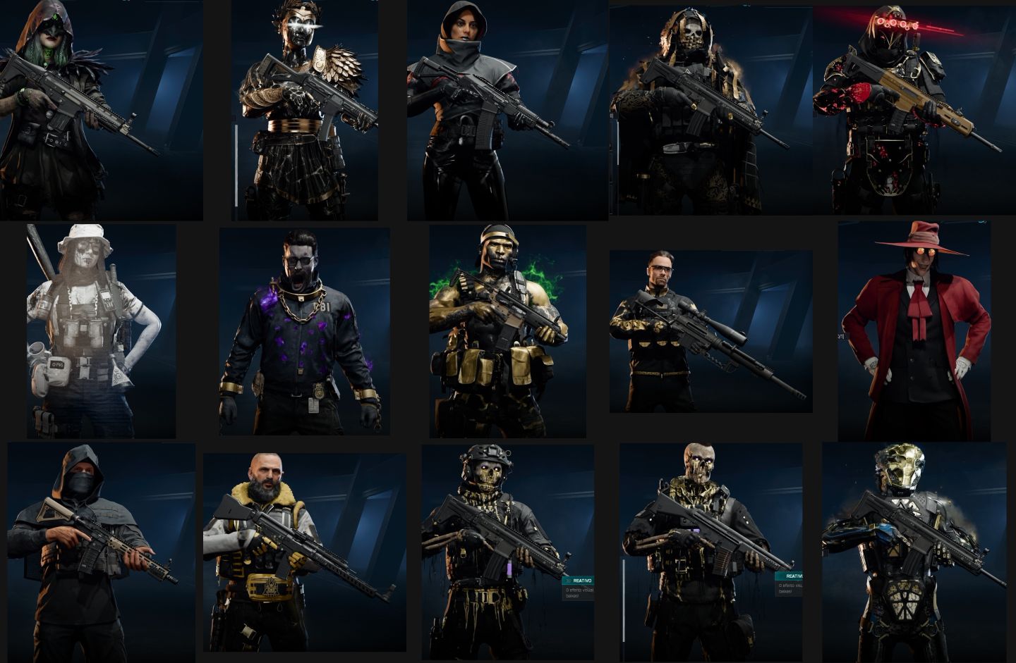CONTA WARZONE | T-800, Paul Atreides, Alucard | Interestelar, Borel, Orion, ETC!