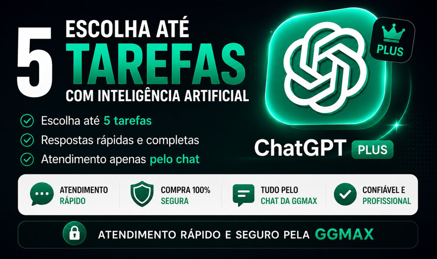 5 TAREFAS DE INTELIGÊNCIA ARTIFICIAL | ChatGPT Plus: