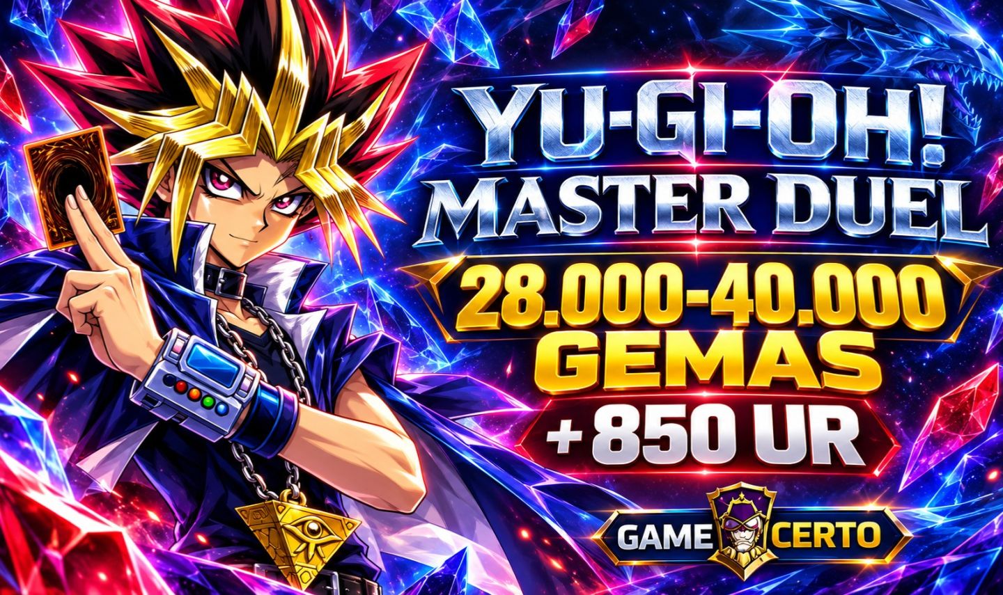 MASTER DUEL CHEGOU! 29.00040.000 Gemas 850 UR + 150 SR