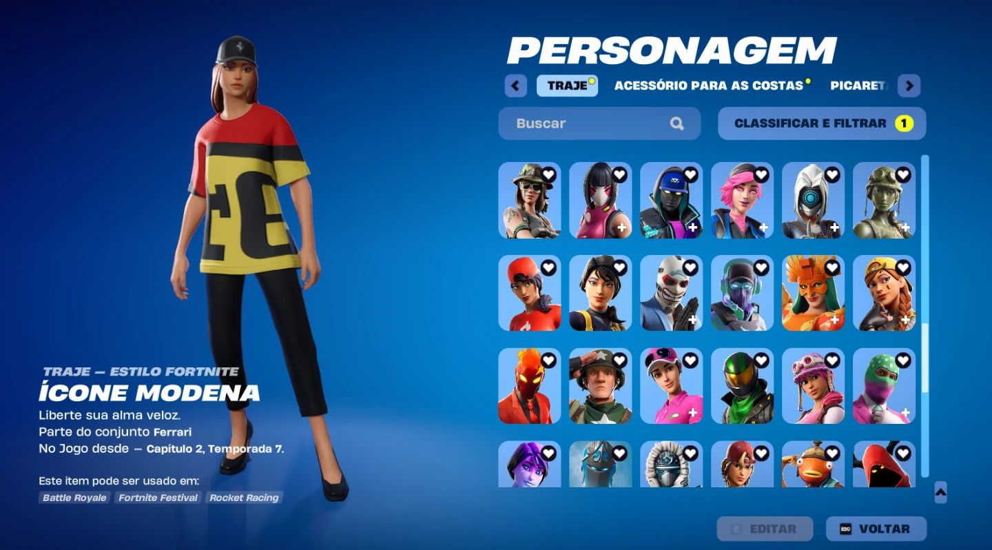 Conta fortnite mt antiga, unico dono, skins raras. machado leviantan entre outra