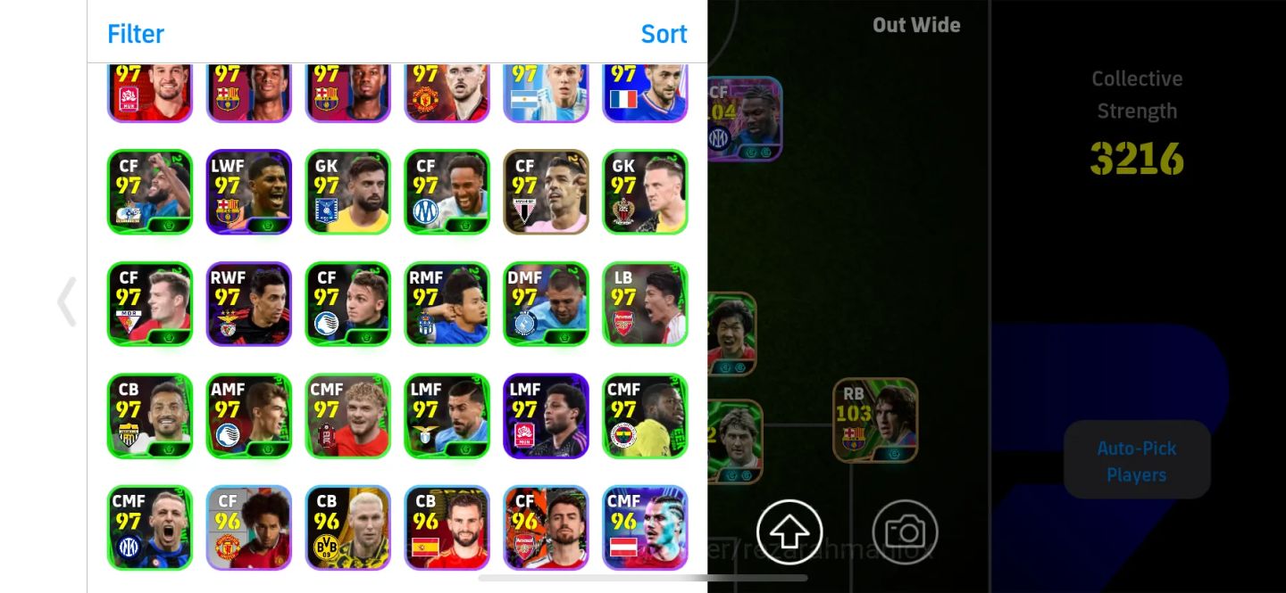 EFOOTBALL 3216 FC | GULLIT 106 | MATTHÄUS 105/MAKAAY 105/KAHN 105/VAN BASTEN 105