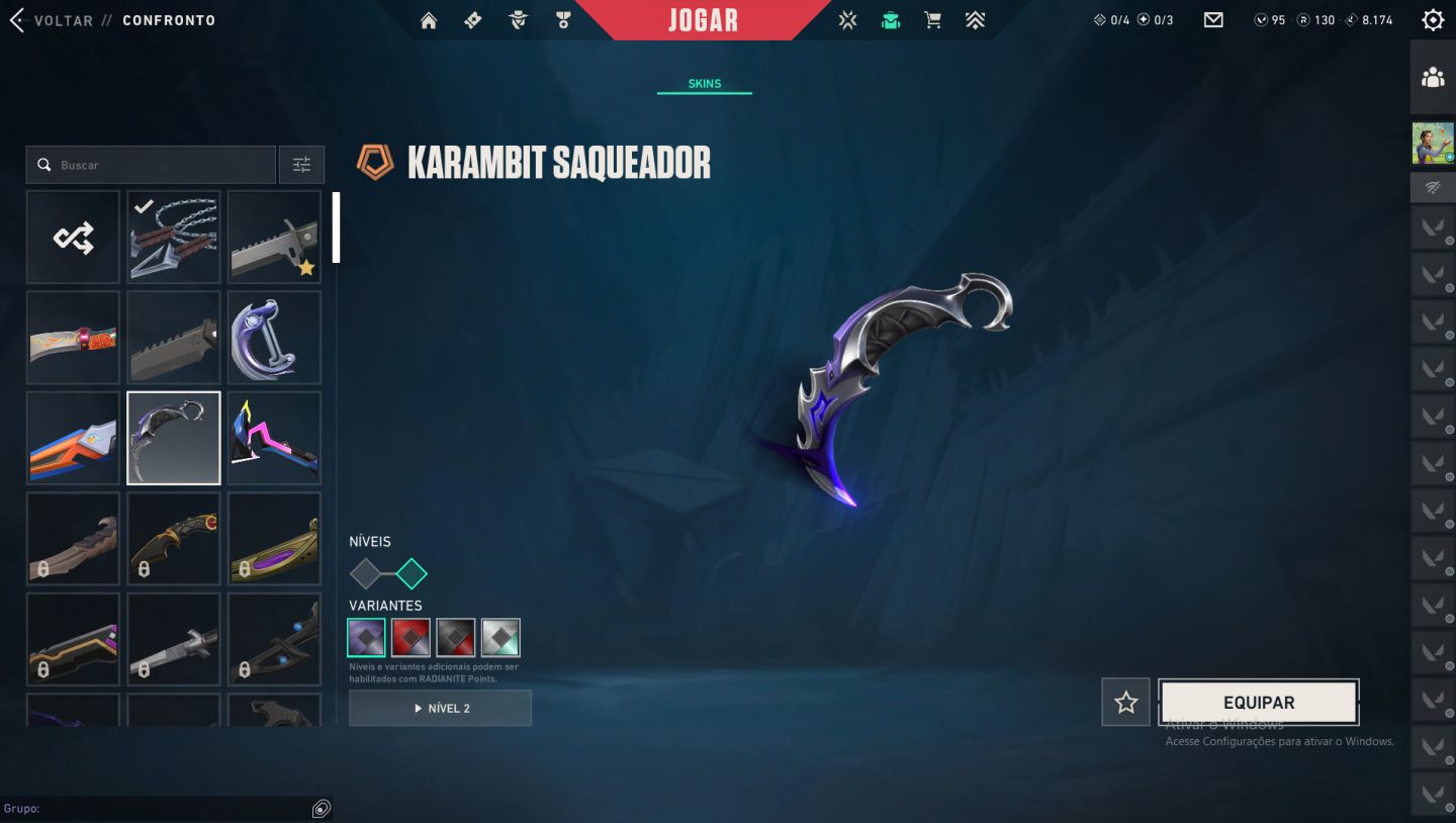 CONTA VALORANT COM MUITA SKIN BOA GASTOS MAIS DE 1000$