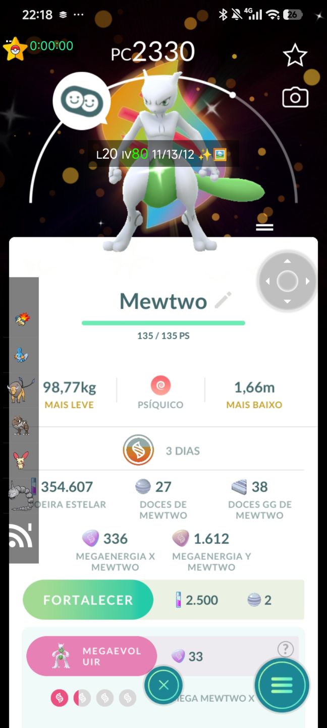 Conta Pokémon Go Com Triplo SHINY Lendário
