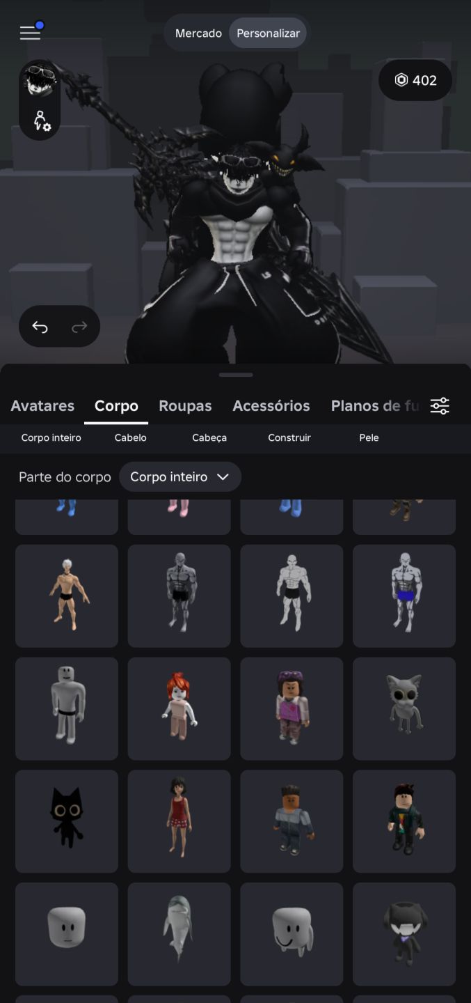 CONTA ROBLOX FOCADA EM BLOX FRUITS E SKINS + ROBUX