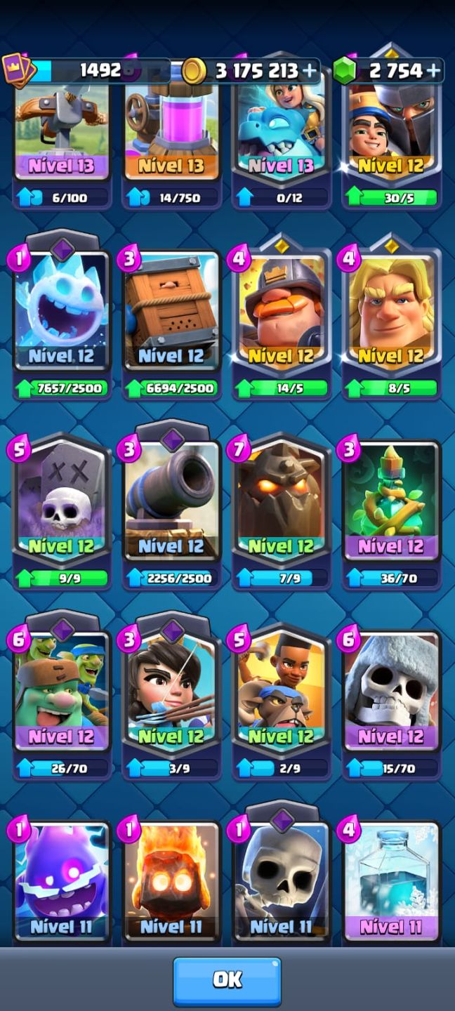 CONTA CLASH ROYALE 10 ANOS SUPER GEMADA | PREÇO NEGOCIÁVEL