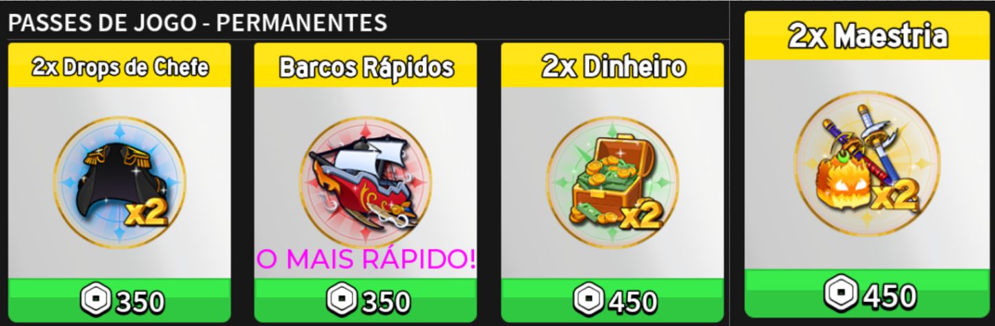 Conta de Blox fruits Com Ice Permanente, Raças V4 E muitas Gamepass e itens