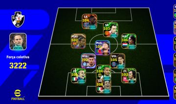 CONTA EFOOTBALL FULL COM DEMBELE 104 + CRUYFF + MESSI 106
