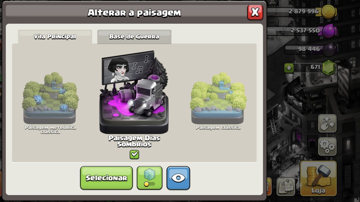 Clash of Clans CV11 FULL | Nível 93 | Dias Sombrios + Skins | Supercell ID