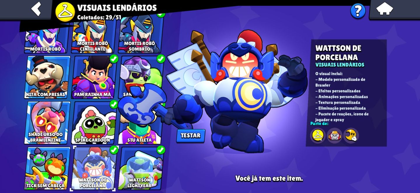 Conta de 2019 com 463 Skins / 5 Pro Pass (Colt / Dinamyke / Leon, Corvo e Brock)
