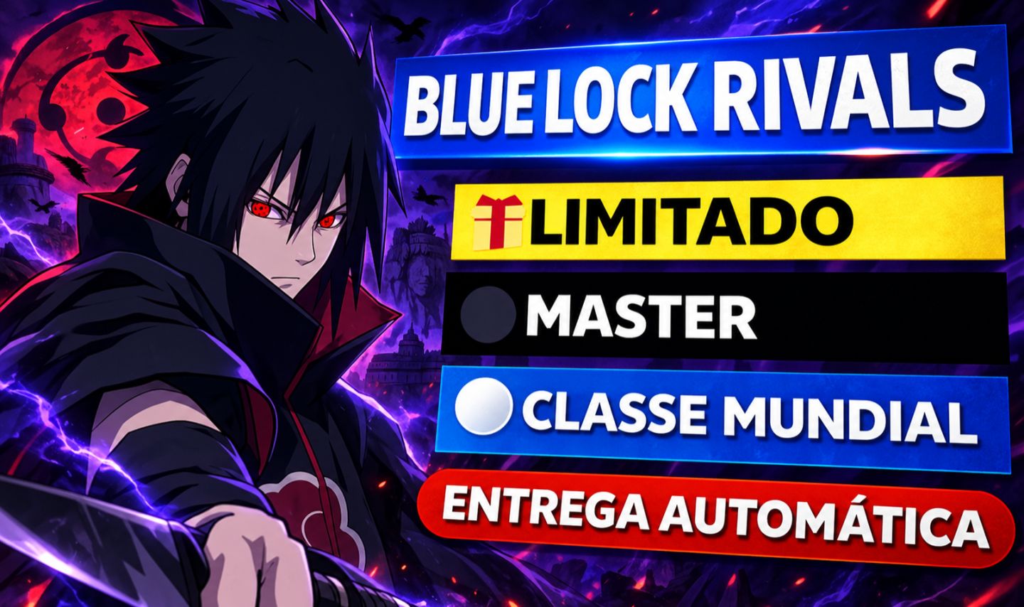 CONTAS BLUE LOCK RIVALS | WORLD CLASS | MASTER | LIMITADO | LVL 10+ |