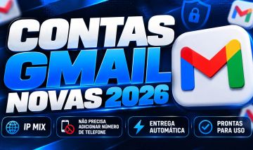 CONTAS GMAIL NOVA | Sem SMS | ENTREGA AUTOMÁTICA